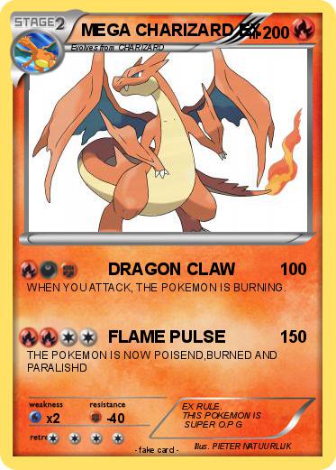 Pokemon MEGA CHARIZARD EX