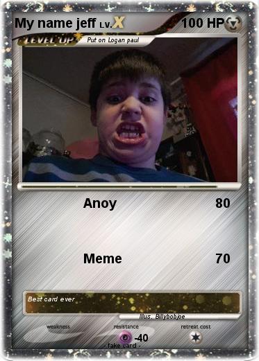 Pokemon My name jeff