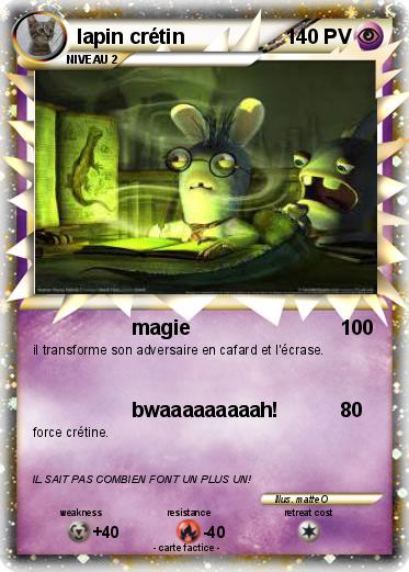 Pokemon lapin crétin
