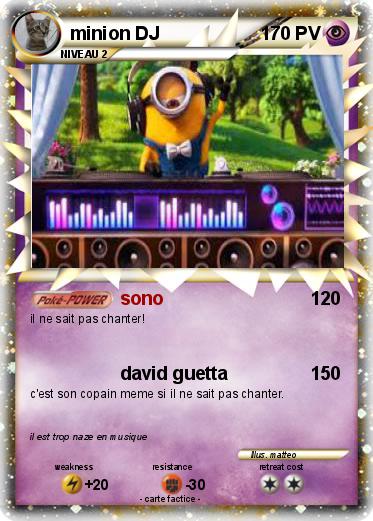 Pokemon minion DJ