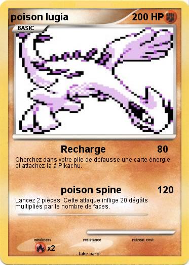 Pokemon poison lugia