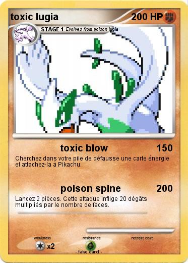 Pokemon toxic lugia