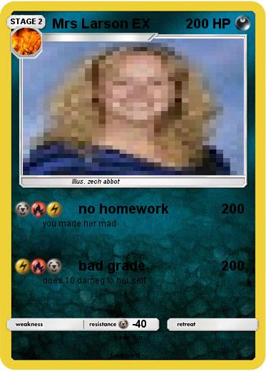 Pokemon Mrs Larson EX