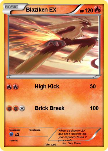 Pokemon Blaziken EX