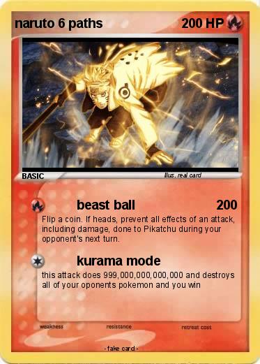 Pokemon naruto 6 paths