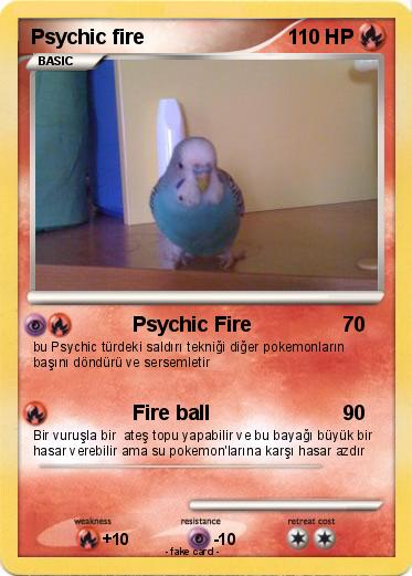 Pokemon Psychic fire