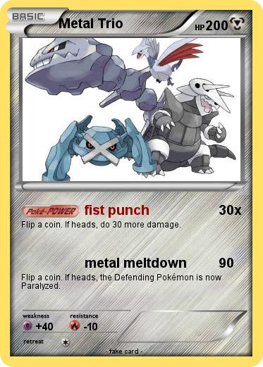 Pokemon Metal Trio