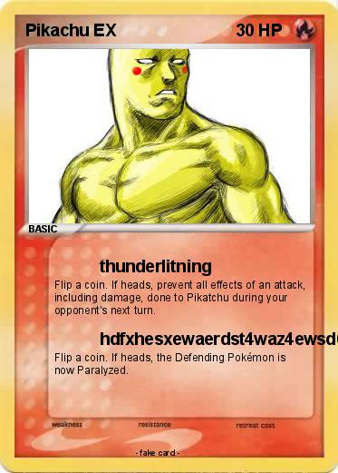 Pokemon Pikachu EX