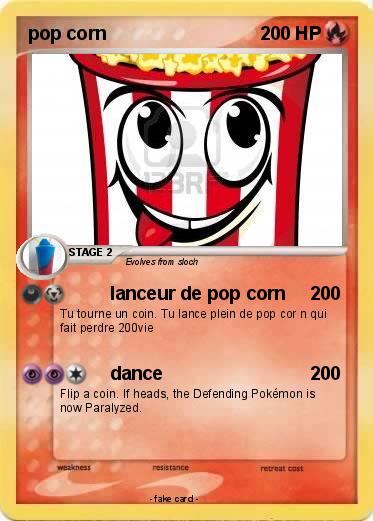 Pokemon pop corn