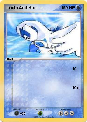 Pokemon Lugia And Kid