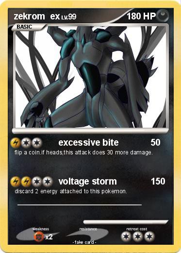 Pokemon zekrom  ex