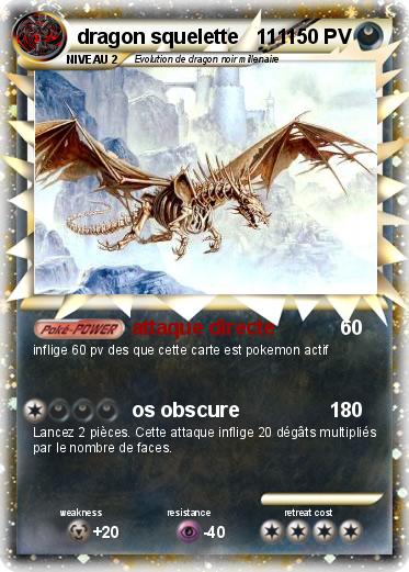Pokemon dragon squelette   111
