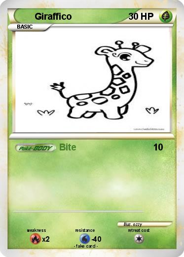 Pokemon Giraffico