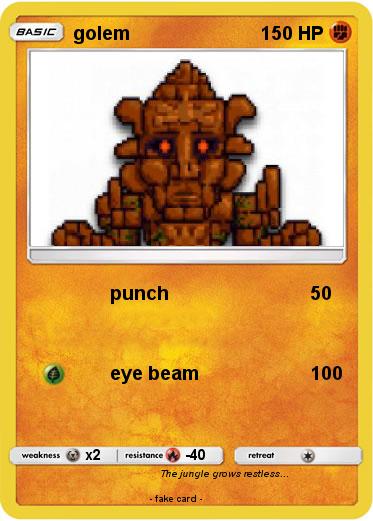 Pokemon golem