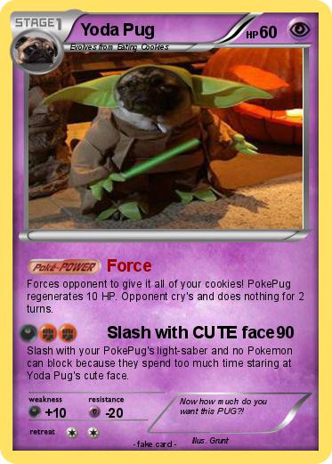 Pokemon Yoda Pug