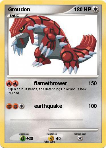 Pokemon Groudon