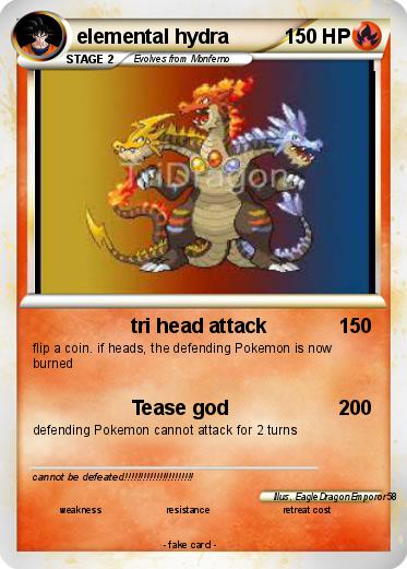 Pokemon elemental hydra