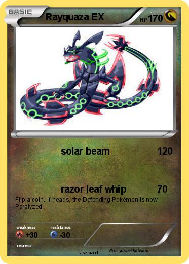Pokemon Rayquaza EX