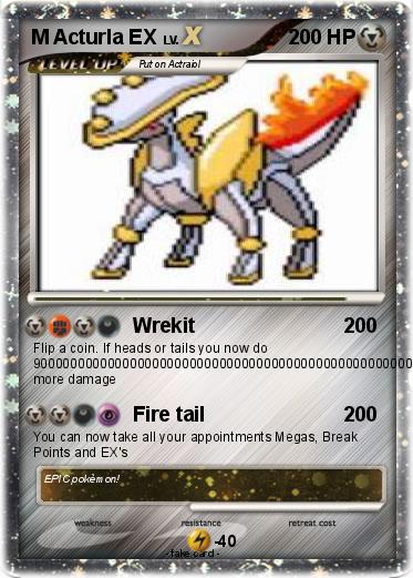 Pokemon M Acturla EX