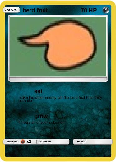 Pokemon berd fruit