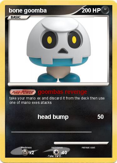 Pokemon bone goomba