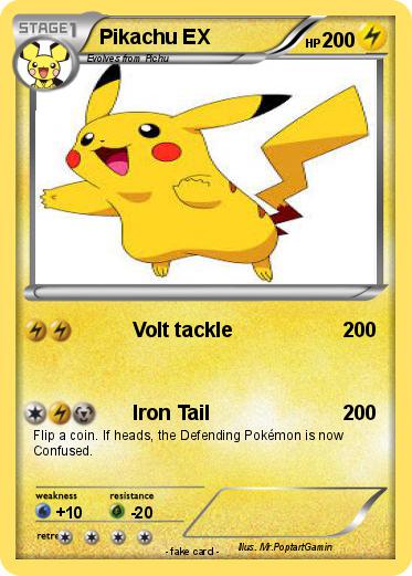 Pokemon Pikachu EX