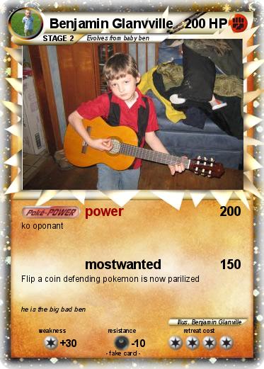 Pokemon Benjamin Glanvville