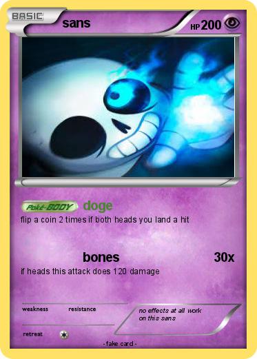 Pokemon sans