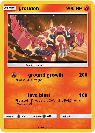 Pokemon groudon