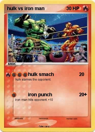 Pokemon hulk vs iron man