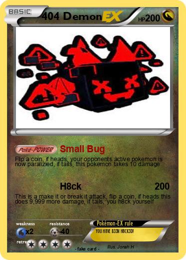 Pokemon 404 Demon