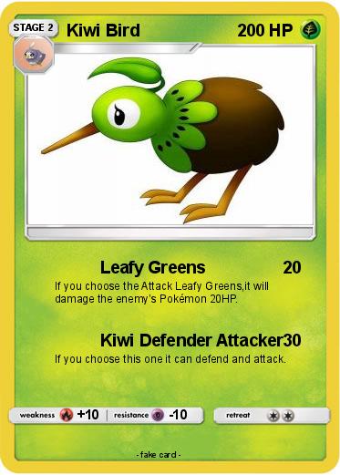 Pokemon Kiwi Bird