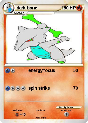 Pokemon dark bone