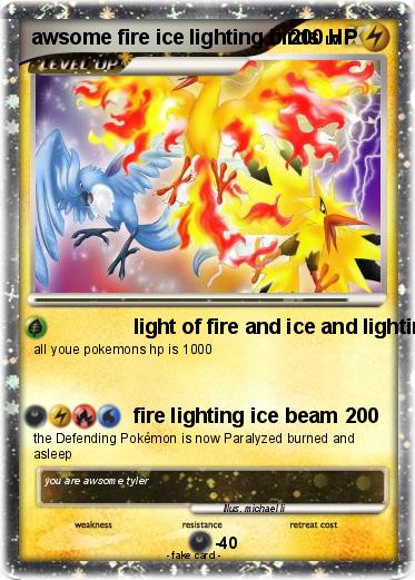 Pokemon awsome fire ice lighting birds