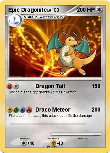Pokemon Epic Dragonite