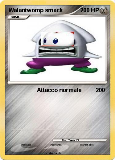 Pokemon Walantwomp smack
