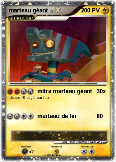 Pokemon marteau géant