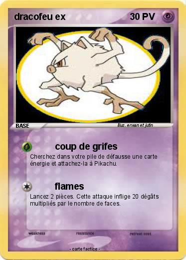 Pokemon dracofeu ex