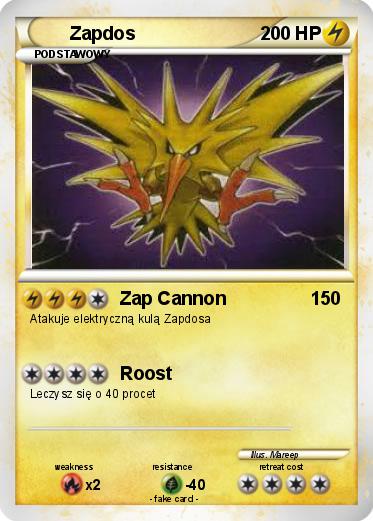 Pokemon Zapdos