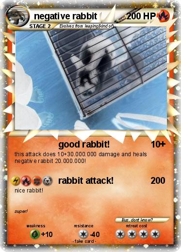Pokemon negative rabbit