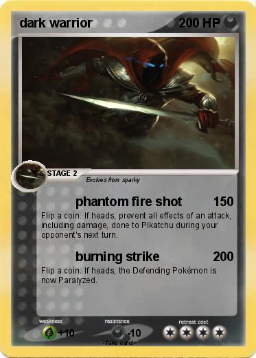 Pokemon dark warrior
