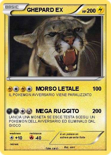 Pokemon GHEPARD EX