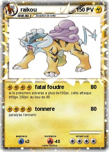 Pokemon raikou