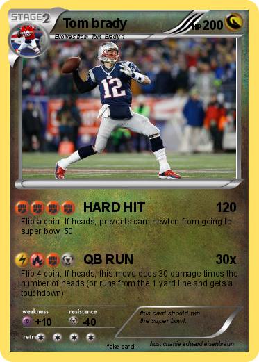 Pokemon Tom brady
