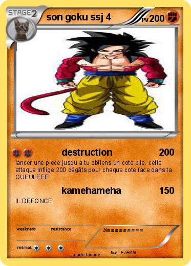 Pokemon son goku ssj 4