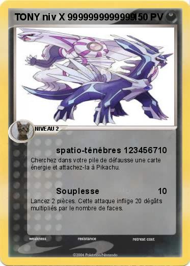 Pokemon TONY niv X 9999999999999
