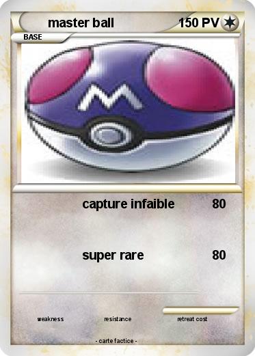 Pokemon master ball