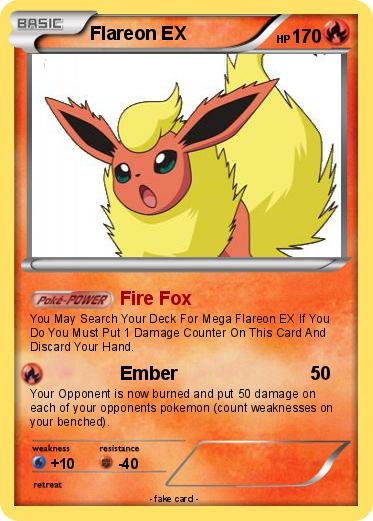 Pokemon Flareon EX