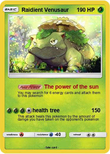 Pokemon Raidient Venusaur