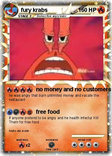 Pokemon fury krabs